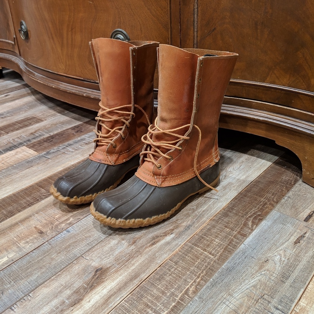 L.L. Bean Maine Unlined Duck Boots Mens sz US 9EE